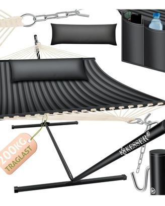 Amaca nuova "matrimoniale" con cuscino per 2 prs