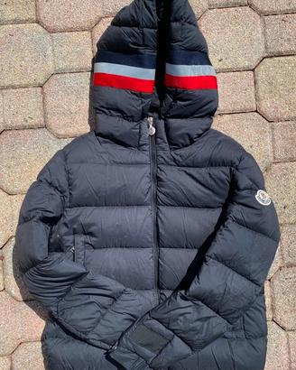 Piumino MONCLER nero unisex con cappuccio tg. 12a