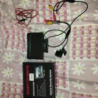 MONITOR LCD TFT 4.3" Con 2 INGRESSI VIDEO AUTO CAM