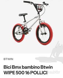 Bici BMX bambino Btwin WIPE 500 16" – Come nuova