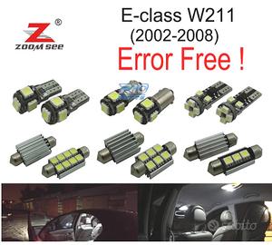 KIT 25 LAMPADE LED INTERNE MERCEDES CLASSE E W211 
