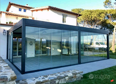 Copertura Dehor Gazebo Vetrate Panoramiche