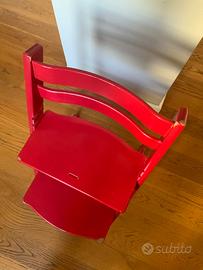 Seggiolone stokke rosso