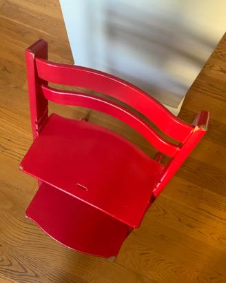 Seggiolone stokke rosso