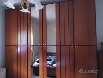 Armadio 6 ante noce americano