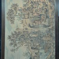 Grande arazzo decorativo vintage stile francese – 