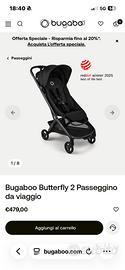 Bugaboo butterfly 2 con maniglione