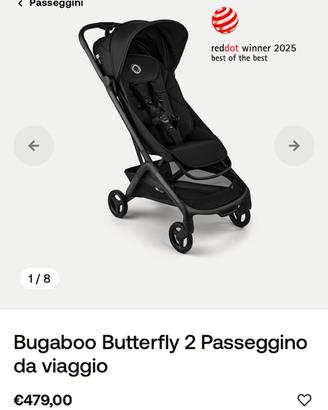 Bugaboo butterfly 2 con maniglione