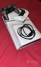 Ps5 slim digital con lettore e due joystick
