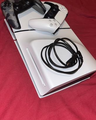 Ps5 slim digital con lettore e due joystick