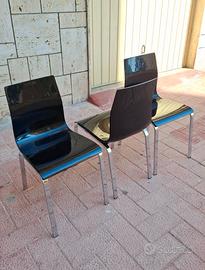 3 SEDIE IMS MADE IN ITALY.  FUORIGROTTA.