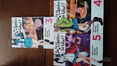 So I'm a Spider So What 3,4,5 J-Pop manga italiano