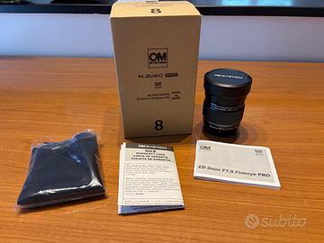 OM SYSTEM M.ZUIKO DIGITAL ED 8mm F1.8 Fisheye PRO