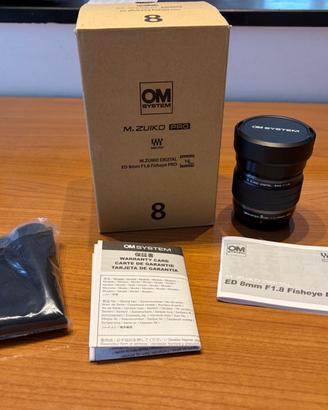 OM SYSTEM M.ZUIKO DIGITAL ED 8mm F1.8 Fisheye PRO