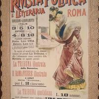 Portariviste vintage in legno