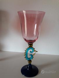 BICCHIERE VETRO MURANO