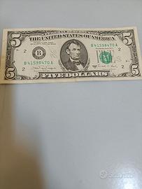 banconota 5 dollari