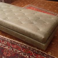 panca design pelle vintage