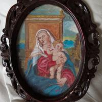 Miniatura con Madonna col Bambino