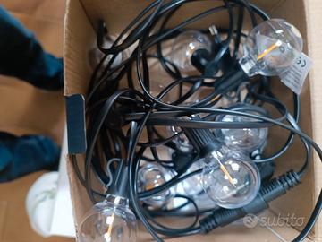 Nuovo  catena luminosa per Giardino o Campeggio