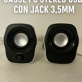 casse pc stereo usb con jack 3.5mm