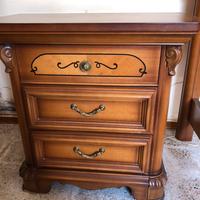 Comodino in legno marrone, vintage, anni 80’-90’