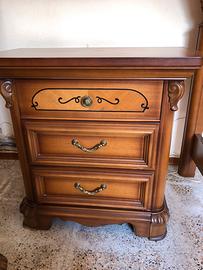 Comodino in legno marrone, vintage, anni 80’-90’