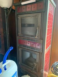 stufa a legna con forno trattabili
