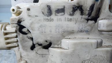 SERRATURA POSTERIORE SINISTRA AUDI A3 Serie (8P1)