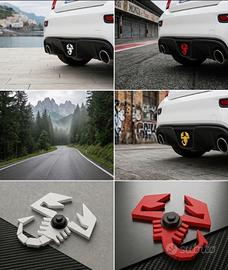 scorpione diffusore posteriore 500 abarth