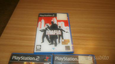 ps2 piu' 2 memory cardi 8gb e 6 giochi