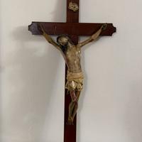 Antico Crocifisso cartapesta leccese