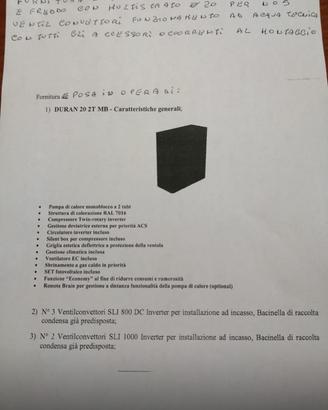 POMPA DI CALORE MONOBLOCCO A DUE TUBI