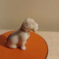 Cane in porcellana Fox terrier fatto a mano Danima