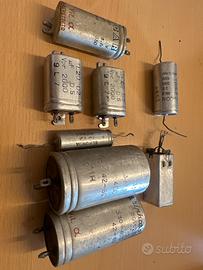 Lotto condensatori elettrolitici vintageradio40–60