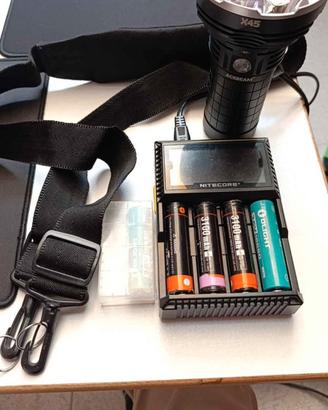 kit torcia professionale acebeam+accessori 