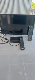 TV 20 pollici  e decoder