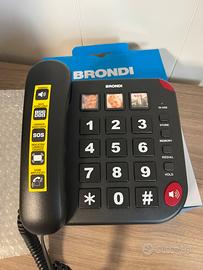 Telefono Fisso BRONDI Bravo 15 per Anziani