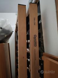 Reti ortopediche 100x200 complete di materasso 