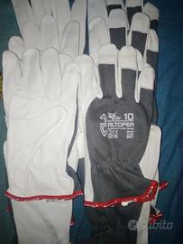 guanti in Pelle di capra tg10 12 paia