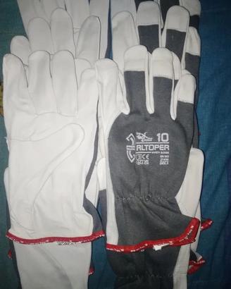 guanti in Pelle di capra tg10 12 paia