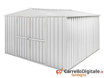 Box in Acciaio casetta giardino 360x345cm bianco