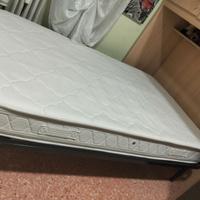 Rete a doghe + materasso 120x200