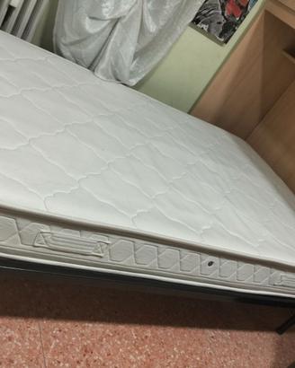 Rete a doghe + materasso 120x200