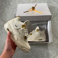 Nike Air Jordan 4 Metallic Gold