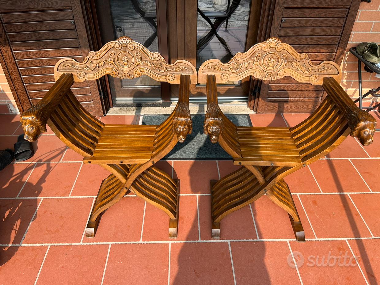 Sedia savonarola Mobili usati