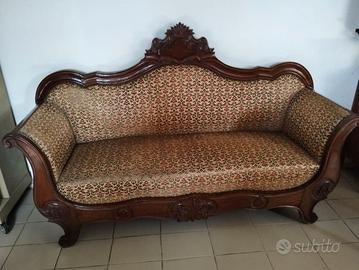 DIVANO D'EPOCA STILE LUIGI FILIPPO