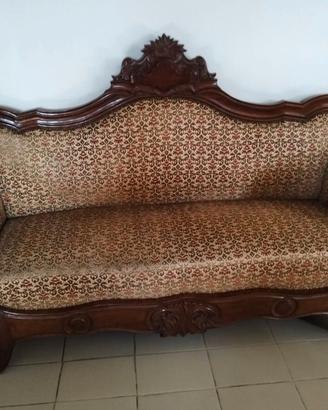 DIVANO D'EPOCA STILE LUIGI FILIPPO