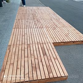 pedana nuova in legno di larice
