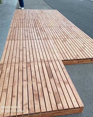 pedana nuova in legno di larice